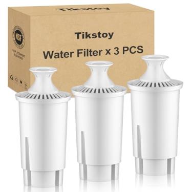 Imagem de Tikstoy Filtro de água de substituição para filtro de água Brita e jarros, filtro de jarro de água compatível com Brita Classic, Mavea, Ob03, 107007 35557, reduz cloro e metais pesados (3)