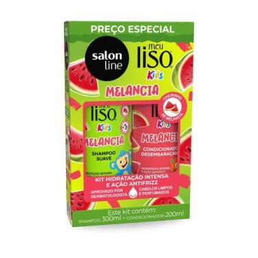 Imagem de Shampoo 300Ml + Condicionador 200Ml Kids Melancia Salon Line