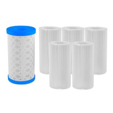 Imagem de Generic Substituição de cartucho de filtro de piscina, limpeza de folhas, areia, sedimentos, papéis de filtro de piscina para piscinas acima do solo para tipo