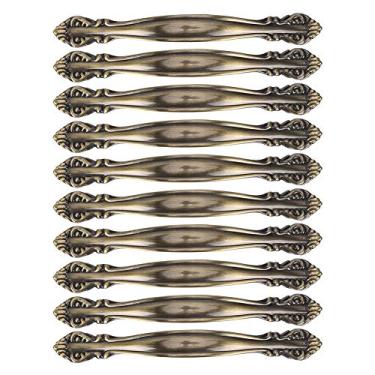 Imagem de RiToEasysports Hardware de Gabinete de Alavanca de Alavanca de Bronze Rústico, 10 Conjuntos para a baú de Gavetas, Guarda -roupa, Escritório Em Casa