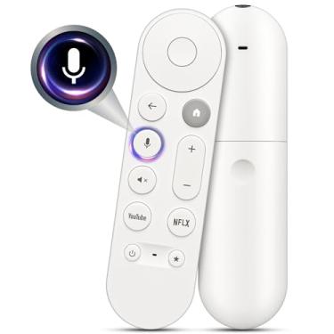 Imagem de Controle remoto de substituição de voz para Chromecast-Google-TV 4K/HD, para Google-TV-Streamer-Remote 4K