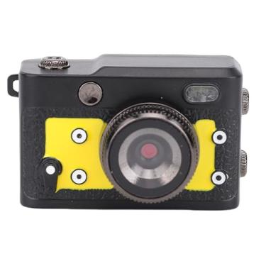 Imagem de GOWENIC Mini Câmera de Chaves, Retro FHD 1920 * 1280 Câmera Portátil Vintage Compacta Com Exibição de 0,96in e Luz LED para Gravação de Estudo de Viagem