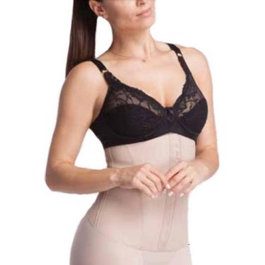 Imagem de Cinta emborrachada modeladora feminina modelform Esbelt , P, Chocolate