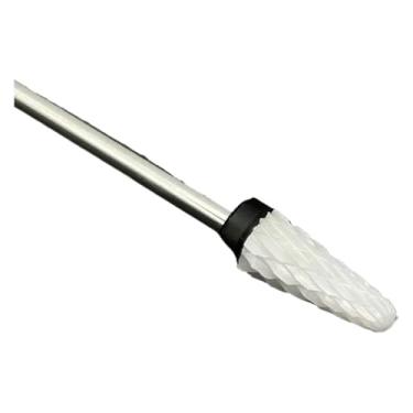 Imagem de 1 peça de brocas de cerâmica para unhas, cortador rotativo, aparelho de limpeza para manicure, acessórios de máquina de trituração de unhas, ferramentas de gel de unhas