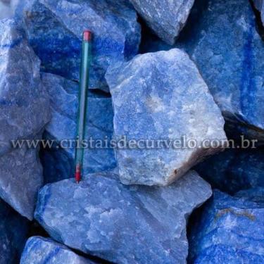 Imagem de Pacote Atacado de 5kg de Quartzo Azul e Quartzo Lavanda - Pedra Bruta 
