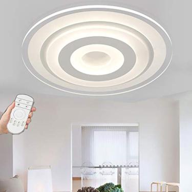 Imagem de Luminária de teto LED para quarto infantil com controle remoto, luminária pendente de acrílico com desenho animado regulável, luminária de teto para quarto de meninos, iluminação redonda par