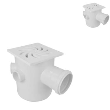 Imagem de Ralo Sifonado 5 Entrada 1 Saída 150x185x75mm - Amanco