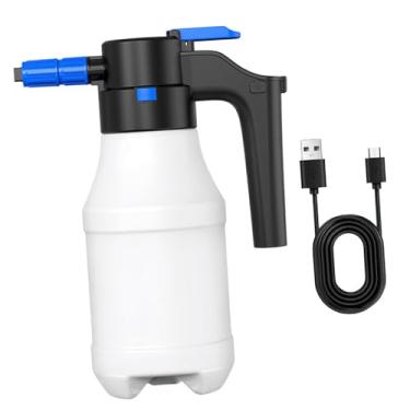 Imagem de Regador elétrico do pulverizador da espuma 1.5l, pulverizador sem fio da espuma da bomba da pressão de 8 barras para o detalhamento automático da