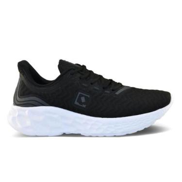 Imagem de Tênis Qix Soft Jogging Series Masculino Feminino Caminhada, 38, Preto,
