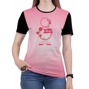 Imagem de Camiseta Dia Internacional Da Mulher Maravilha Feminina - Alemark, 4, 