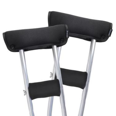 Imagem de Almofadas de muletas e alças de mão Braceel para muletas