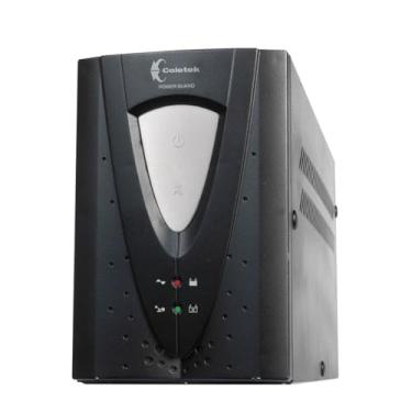 Imagem de Coletek Nobreak PGII-800VA entrada Bivolt Automatico e saida 115v 1Bateria de 12V 8Tomadas padrao NBR14136