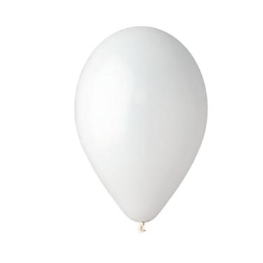 Imagem de Balões brancos de látex premium, 33 cm, pacote com 50, balões de decoração de festa