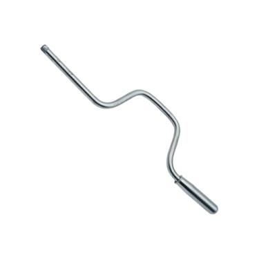 Imagem de SFREYA Cabo de velocidade de titânio, design em forma de S, ferramentas não magnéticas de ressonância magnética, leve, alta resistência, anticorrosão, durável, forjado a queda, grau industrial, T1171