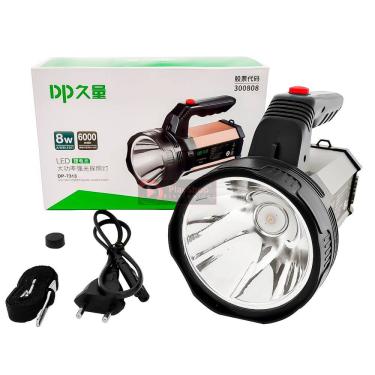 Imagem de Lanterna Holofote Farolete de mão Recarregável Bivolt Super Led 20W Potente Bateria 6000Mah Alta Duração até 14H 3 Modos