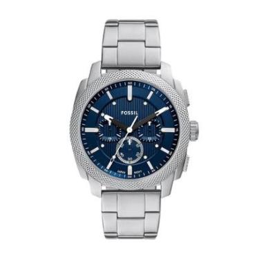Imagem de Relógio Fossil Masculino Machine Prata - FS6096/1AN-Masculino