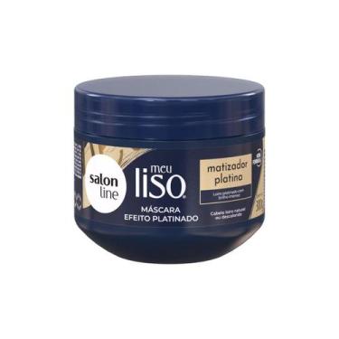 Imagem de Máscara Matizadora Platina Meu Liso 300g Salon Line
