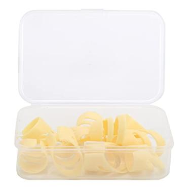 Imagem de XUXHOU Kit de Palheta Multidedo para Instrumentos de Cordas, Polimento e Corte, Protege Os Dedos da Dor e do Suor, 12 Palhetas para (8L+4M)