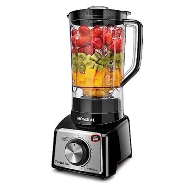 Imagem de Liquidificador Turbo, Mondial, Preto/Inox, 1000W, 220V - L-1000 BI