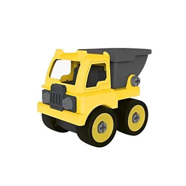 Imagem de CAMINHÃO CAÇAMBA CONSTRUTORES 21 PEÇAS POLIBRINQ BM023