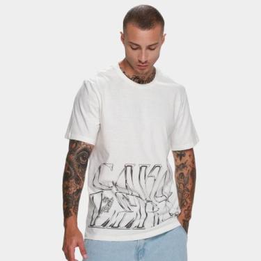 Imagem de Camiseta Cavalera Indie Glass Masculina, Off white, G