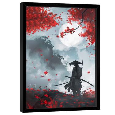 Imagem de Quadro Decorativo Samurai Ásia