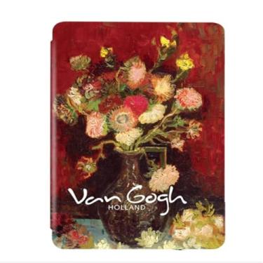 Imagem de Akacy Capa com padrão pintado de 6 polegadas para Kindle (8ª geração, modelo: SY69JL, lançado em 2016) Com função hibernar/despertar automática capa protetora de couro PU (31)