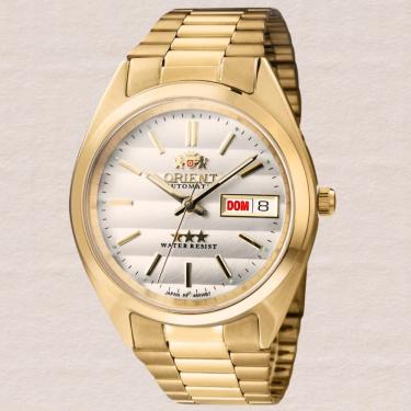 Imagem de Relógio Orient Masculino Automático Dourado 469WC2NH B1KX