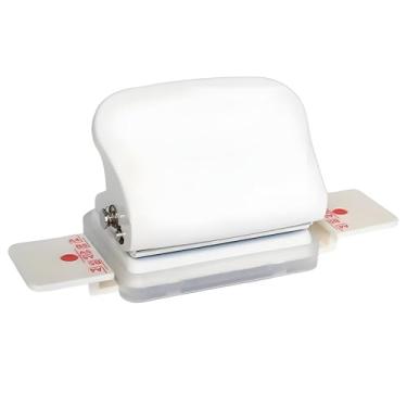 Imagem de Furador compacto para planejadores, máquina de encadernação portátil com 8 anéis de plástico