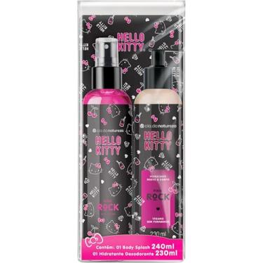 Imagem de Cia da Natureza, Hello Kitty, Kit Body Splash 240 ml e hidratante para o corpo e rosto 230 ml, Pink Rock