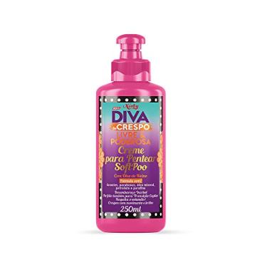 Imagem de Creme para Pentear Soft Poo Diva de Crespo, 250 ml, Niely, Niely