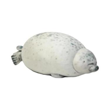 Imagem de Travesseiro de Pelúcia 3D Foca Gordinha Brava - 20 a 80cm, 80 centímet