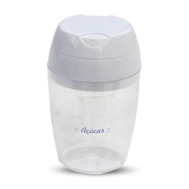 Imagem de Açucareiro De Mesa Cinquetti, Pote Para Açúcar Com Tampa, Branco, Dispersor Com Sistema Inteligente, Produzido Com Plástico Livre De BPA, Qualidade Brasileira Há Mais De 40 Anos