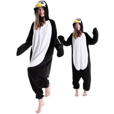 Imagem de vavalad Fantasia de pinguim adulto cosplay pijama de pinguim para mulheres e homens, Pinguim, X-Large