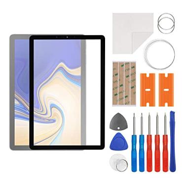 Imagem de SWARK Substituição da lente do painel externo de vidro frontal + OCA compatível com Samsung Galaxy Tab S4 10.5 SM-T830, SM-T835 (sem tela LCD e digitalizador de toque) com kit de reparo