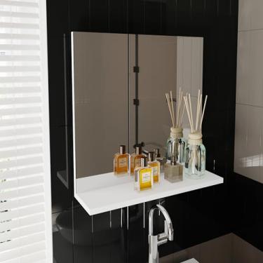 Imagem de Espelheira para Banheiro BN3642 Branco 45x46,5cm Tecnomobili