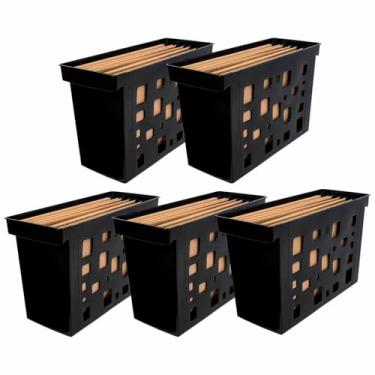 Imagem de 5 Caixa Arquivo Dello Com 6 Pasta Suspensa Kraft Documento