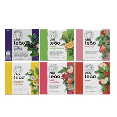 Imagem de Combo Chá Leão Frutas e Flores - 6 Caixas com 60 Sachês