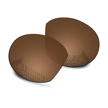 Imagem de Well-aimed Lentes de reposição compatíveis com óculos de sol Oakley Meta HSTN OW8002 51 mm Smart Glasses - Marrom polarizado