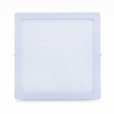 Imagem de Plafon Led Sobrepor 6w Quadrado 6500k Branco Frio Bivolt -unidade