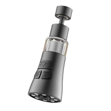 Imagem de Wipplex Aerador de torneira para pia de cozinha – rotação de 360°, adaptador de torneira ABS à prova de respingos de 3 modos com filtro integrado de 316 mícrons acessório para pia de torneira inclui