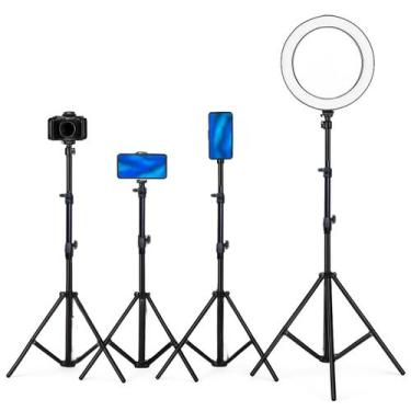 Imagem de Tripé 2m para iluminção ring ligths cameras smartphones - sem