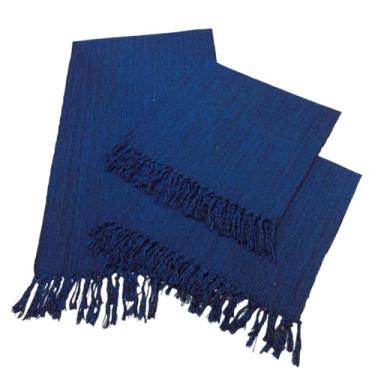 Imagem de Jogo de Passadeira de Tear, Tapete de Cozinha, 3 Peças Algodão(AZUL ESCURO MESCLA)