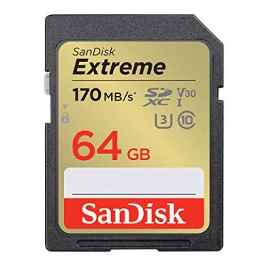Imagem de Cartão Sdxc 64gb 90mb/S Sandisk Extreme, Classe 10 E 4k