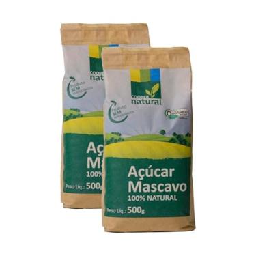 Imagem de Kit 2X: Açúcar Mascavo Orgânico Coopernatural 500g