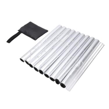 Imagem de FTVOGUE Luva de Isolamento de Tubo de 10 Pacotes, Espuma de Neoprene Com Folha de Alumínio de Fibra de Vidro para Encanamento Externo, Aquecedor Solar de água HVAC, Tubos Automotivos