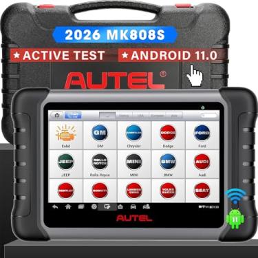 Imagem de Autel Scanner MaxiCOM MK808, 2022 Newest OBD2 Car Diagnostic Scanner, Equipped with 28+ Maintenance Functions, All System Diagnosis, IMMO/EPB/BMS/SAS/TPMS/AutoVIN/ABS Bleeding