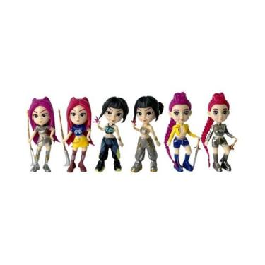 Imagem de Boneca Anime KPop Caçadora De Demônios Rumi Mira Zoi Máscara De Vinil 