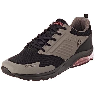 Imagem de Kappa Cano baixo masculino, Preto, cinza, vermelho, 11