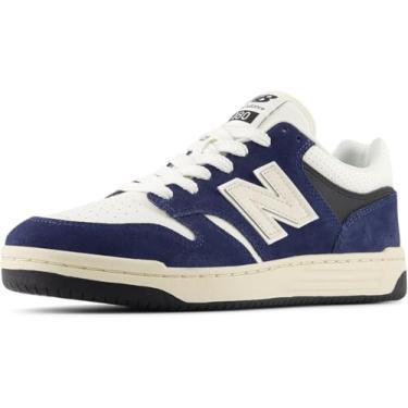 Imagem de New Balance Tênis masculino 480 V1, Nb azul marinho/sal marinho, 41